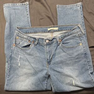 Levi's Light Blue Boyfriend Jeans